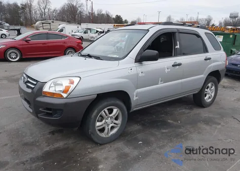 2007 Kia Sportage Lx V6 from USA, damaged, VIN KNDJF723177441690